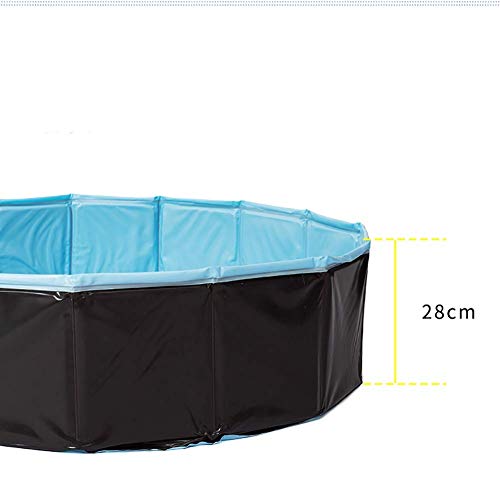 KJRJTC Plegable Perro Animal doméstico de baño de hidromasaje, Piscina for niños