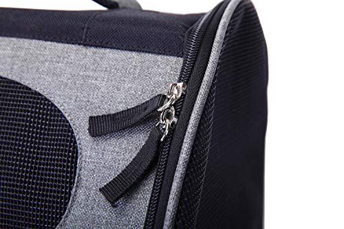 Lampop Mochila para Mascotas Portador de Viaje Bolsa de Transporte para Perros Gatos Malla Transpirable Transportín Jaula Capazos Transportadoras Plegable Viaje Coche Portátil