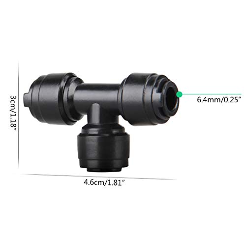 lansuiyour 3 vías Pipe Joint Aquarium Conector de la tubería de Agua Purificador de Aire Adaptador de pulverización de Accesorios Accesorios Sistema de riego de jardín