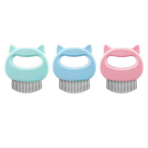 LanTianX Cepillo Perro Furminator Cepillo De Masaje para Mascotas Peine Cepillo De Pelo para Mascotas Cepillo De Baño Herramienta De Masaje Perros Gatos Eliminar Accesorios para P