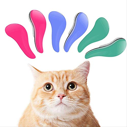 LanTianX Cepillo Perro Furminator Hot Pet Dog Cat Bath Brush Peine Guante De Goma Hair Fur Grooming Masaje Masaje Cepillo Eliminar Gatos Perros Nudos para El Cabello Accesorios P