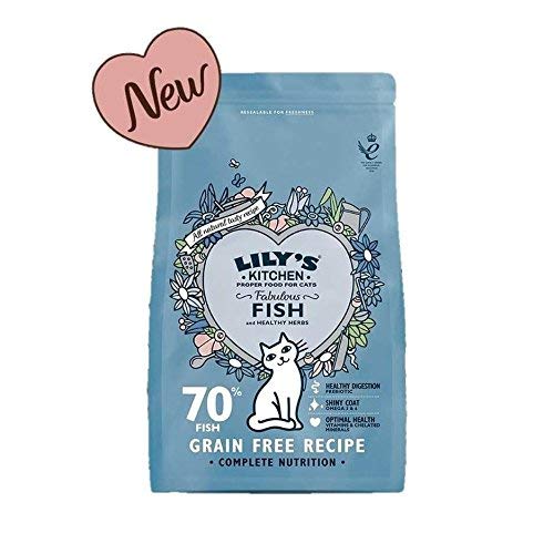 Lily's Kitchen Fabulous Fish - Alimento seco completo para gatos (800 g)