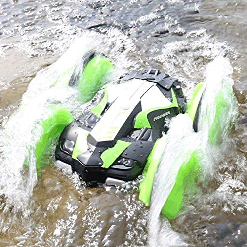 LYXXC Coche de Juguete RC Coche de Juguete Modelo Gran tamaño Coche teledirigido Campo a través Vehículo de Juguete, de Carga de Alta Velocidad Modelo de colisión contra la caída del Juego, Anfibio