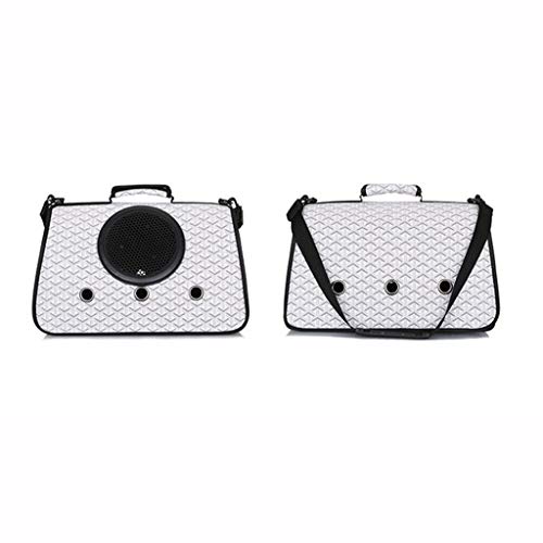 MEIHAO Portador de Mascotas Mochila portátil Cápsula Espacial Cachorro Viajero Mochila Bolsa Transpirable para Gatos Perros y pequeños Animales,Silver