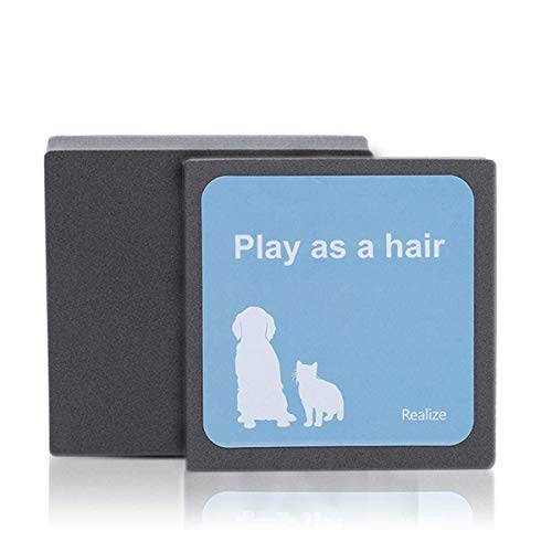 Miaoao Pet Hair Remover, Perro de Pelo de Perro guardián Hair Remover Rodillo Limpiador de Pelusa Mascota removedor de la Piel for Las alfombras de Coches removedor de la Piel Set 2 (Color : Azul)