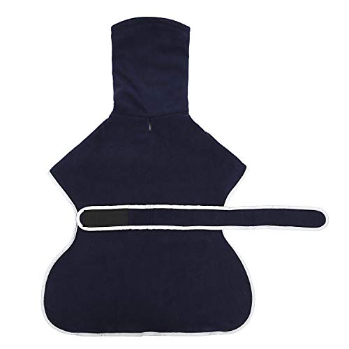 Morezi Abrigo para Perro Barra Reflectante, Abrigo de Invierno para Perro, Suave Forro Polar de poliéster, Banda Ajustable – Chaqueta de Invierno para Perros para Galgos, Lurchers y Whippets