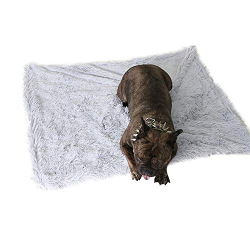 Mullidas Mantas De Felpa Largas para Mascotas Alfombrillas De Cama para Perros Y Gatos Fundas Finas Y Suaves para Dormir En El Verano Ropa De Cama De Invierno Mantas Colchón para Gatos,6-56x36cm