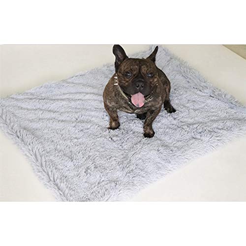 Mullidas Mantas De Felpa Largas para Mascotas Alfombrillas De Cama para Perros Y Gatos Fundas Finas Y Suaves para Dormir En El Verano Ropa De Cama De Invierno Mantas Colchón para Gatos,6-56x36cm