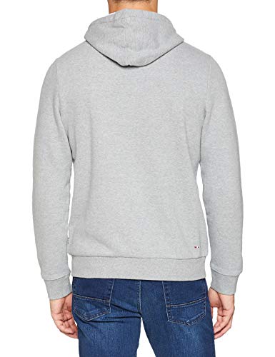 Napapijri Burgee Sweatshirt Sudadera, Gris (Med Grey Mel 160), Medium para Hombre