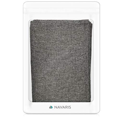 Navaris Rascador para Gatos - Protector contra arañazos de Gato y Perro - Afilador de uñas de sisal para Mascotas de 130 x 45CM en Gris