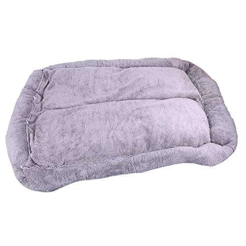 ndmzk Soft Fleece Warm Cat Bed House S-3Xl 9Colors Paw Pet Sofa Camas para Perros Impermeable Bottomlarge Dogs Pet House Waterproof Bottom-2_M_58Cmx45Cmx14Cm_China