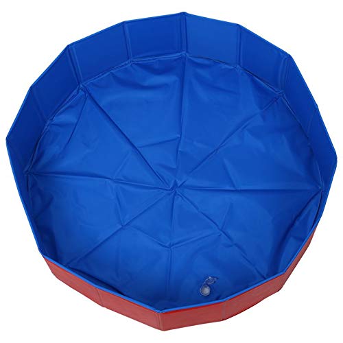 NiQiShangMao Perro de Mascota Plegable Casa de natación Cama Piscina de Verano XS/S/M/L