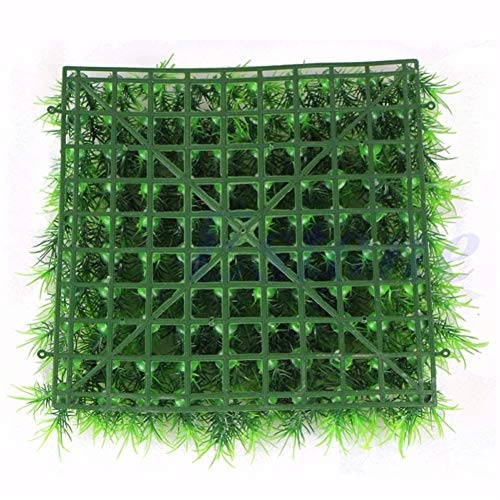 No Logo Decoración de la Hierba Paisaje Agua Planta Planta 4PCS Hierba Verde césped Artificial acuática Adornos Peces de Acuario Tanque Verde para Uso en Interiores y Exteriores