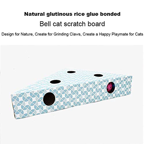 No logo GXDZMB Temas Especiales Pet Grinding Tool Personalizado Cat Supplies Triángulo Papel Corrugado Creativo Diversión Cat Board