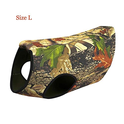 NO LOGO Táctico del Chaleco del Perro De Caza Perros Ropa Camo Arnés del Chaleco De Neopreno For Protector De Pecho Mantener Caliente Tamaño Secure M L XL Breathable (Size : L)