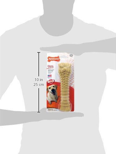 Nylabone Dura Chew Grande Perro Masticar para Extreme chewers, de Mantequilla de Cacahuete