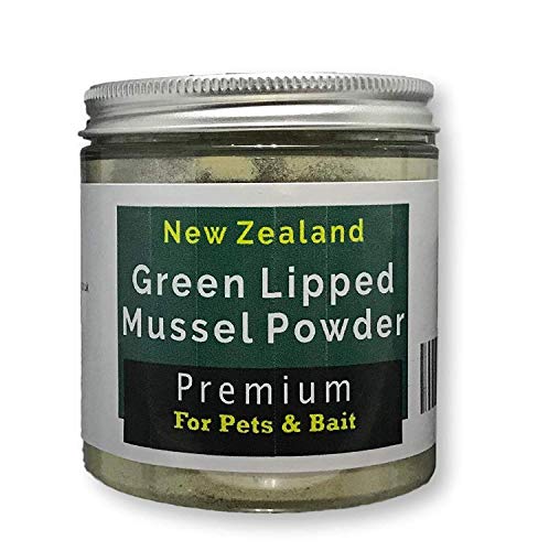 OURONS Green Lipped Mussel Powder para Perros - 130 g de GLM Natural de Nueva Zelanda