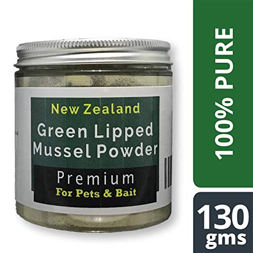 OURONS Green Lipped Mussel Powder para Perros - 130 g de GLM Natural de Nueva Zelanda