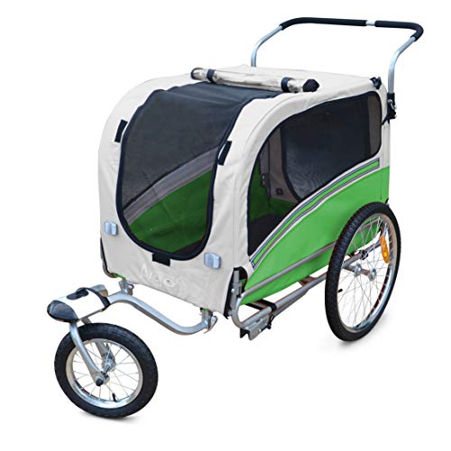 PAPILIOSHOP ARGO Remolque y carrito cochecito para el transporte de perro perros mascota por bici bicicleta carro bicicletas silla de paseo