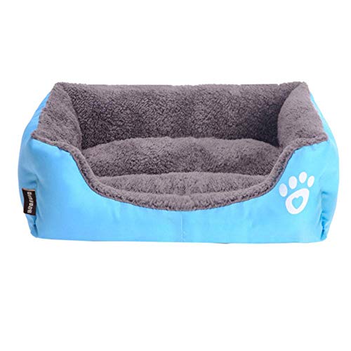 PENVEAT Cama para Perros para Perros pequeños, medianos y Grandes Casa para Mascotas Perrera Fondo Impermeable Suave y cálida Casa para Gatos Cama para Perros 11 Colores S-3XL, A, XXL 95cmx75cmx18cm