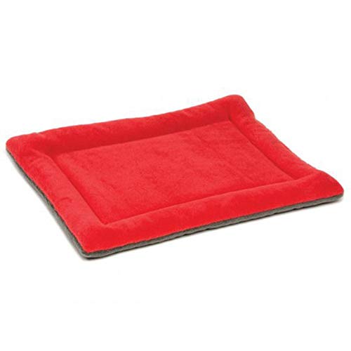 PENVEAT Winter Dog Cat Cushion colchonetas para Mascotas Soft Puppy Sleep Bed Kennel Warm Thick Blanket Colchón para Perros pequeños, medianos y Grandes Cama, Rojo, 89x56x3 CM, España