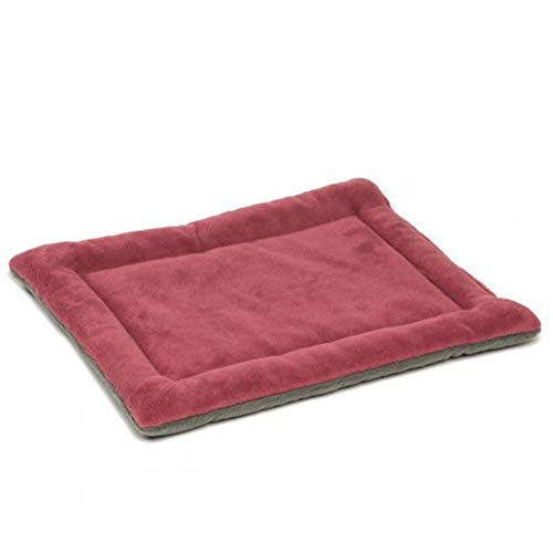 PENVEAT Winter Dog Cat Cushion colchonetas para Mascotas Soft Puppy Sleep Bed Kennel Warm Thick Blanket Colchón para Perros pequeños, medianos y Grandes Cama, Rojo, 89x56x3 CM, España