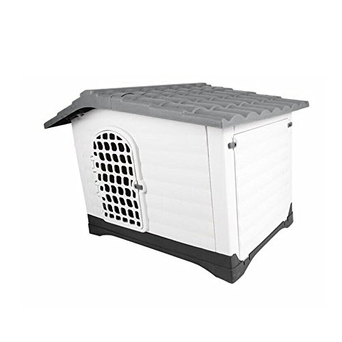 Pet Waterloo Nido de Perro-Nido de Mascotas Jaula de Perro Grande Cage de plástico para Mascotas Retriever de Gato Nido de Gato Extraíble y Lavable Cama de Perro Fossa Outdoor Dog House Waterproof