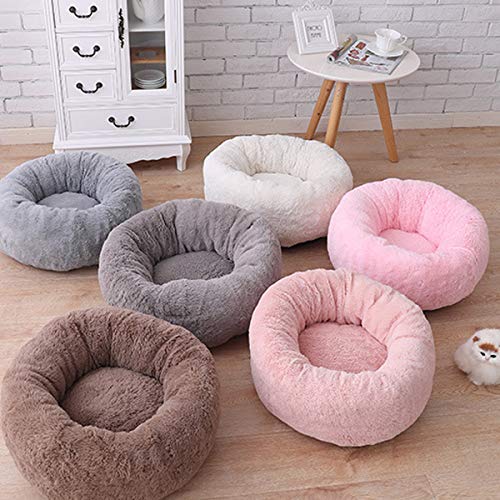 PETCUTE Cama para Gatos Mullido Redondo Cama para Perros Pequeños Cueva del Gato Cachorro Nido de Gato Suave de Peluche