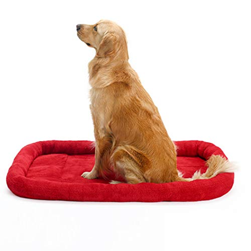 PETCUTE Cama para Perros Colchón Perros pequeños Cojines de Jaula para Perros Lavable Cama para Mascotas cálidas y Suaves