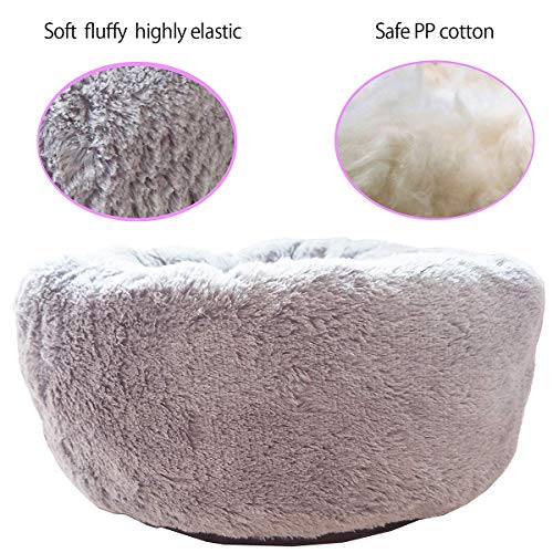 PETCUTE Cama para Perros Pequeños Cama para Gatos Mullido Redondo Cueva del Gato Cachorro Nido de Gato Suave de Peluche