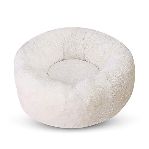 PETCUTE Cama para Perros Pequeños Cama para Gatos Mullido Redondo Cueva del Gato Cachorro Nido de Gato Suave de Peluche