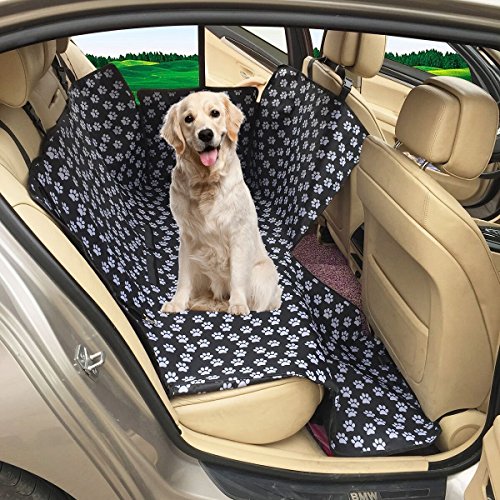 PETCUTE Cubierta Asiento Coche para Perro Funda de Asiento para Perros Antideslizante Coche Hamaca Cubierta Asiento Universal