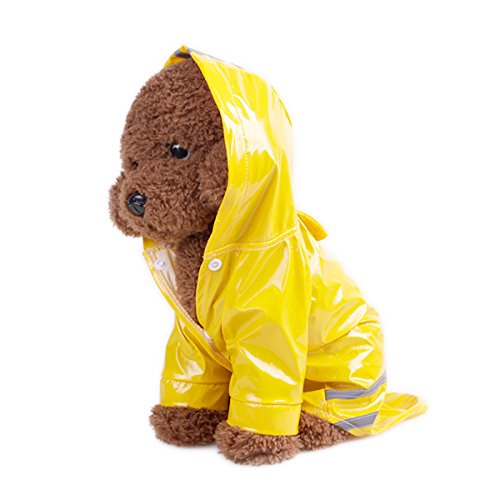 PETCUTE Impermeable para Perros Chubasqueros Impermeables para Mascotas Perros