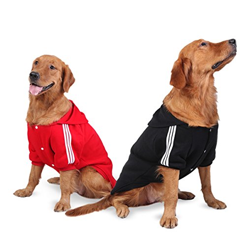 PETCUTE Sudadera con Capucha para Perros Ropa de Perro Abrigo de Invierno para Mascotas Capucha para Cachorros