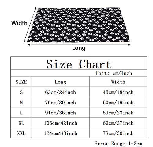 Pethiy Funda de Cama para Perro: Cama para Perro, Lavable, Almohadilla para Jaula, colchón para Mascotas, 24/30/36/42/48 Pulgadas para Perros y Gatos Grandes y medianos, Solo Funda