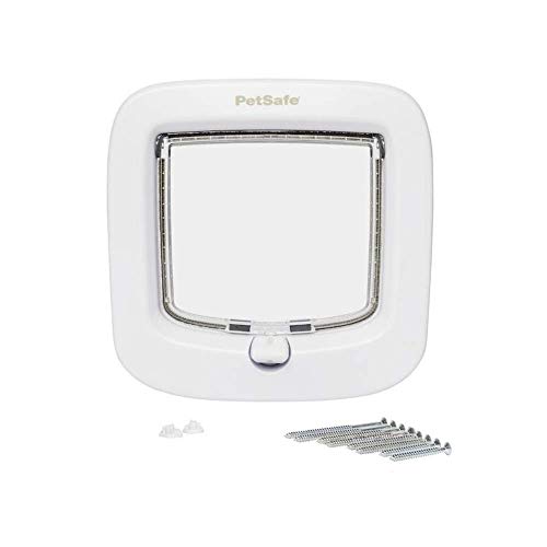 PetSafe Puerta para Gatos De Bloqueo Manual (Blanco)