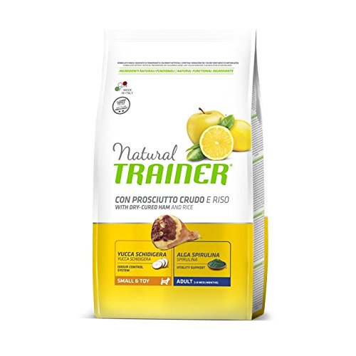 pienso para Perros Natural Trainer Adultos con banqueta en Crudo + Crudo y arroz 2 kg