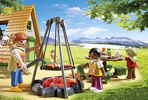 Playmobil Campamento de Verano- Camping Lodge Playset, Multicolor, Miscelanea (6887)