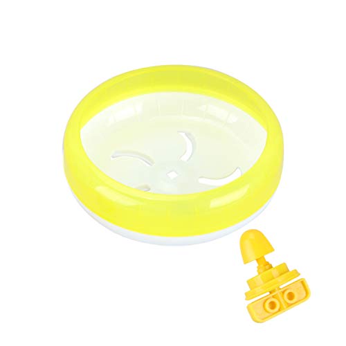 POPETPOP Rueda de Hámster Silencioso - Mascotas Corriendo Rueda de Ejercicio Deportivo Rueda para Correr Hámster Rata Gerbil Spinner Silencioso Corredor Silencioso Juguete 14Cm