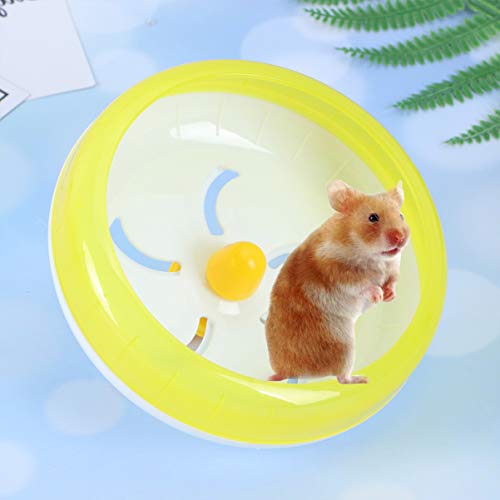 POPETPOP Rueda de Hámster Silencioso - Mascotas Corriendo Rueda de Ejercicio Deportivo Rueda para Correr Hámster Rata Gerbil Spinner Silencioso Corredor Silencioso Juguete 14Cm