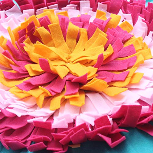 primrosely Alfombra Olfativa Perros Dog Snuffle Mat Colchoneta De Ejercicios para El Adiestramiento del Olfato, Se Pueden Coser Céspedes para Espiar Mascotas para Aliviar El Estrés