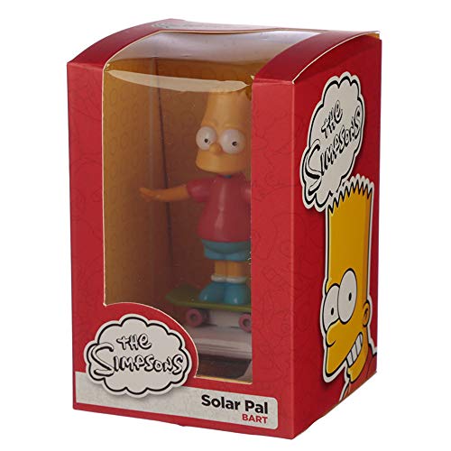 PUCKATOR Juego 2 Figuras de la Novedad de Solar Pals Dancing Bobble Head - Homer Simpson y Bart Simpson