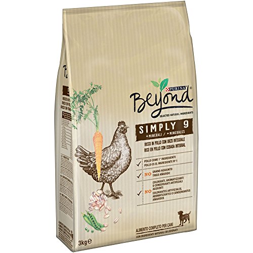 Purina Beyond Pienso Natural para Perro Adulto Pollo y Cebada Integral 4 x 3 Kg