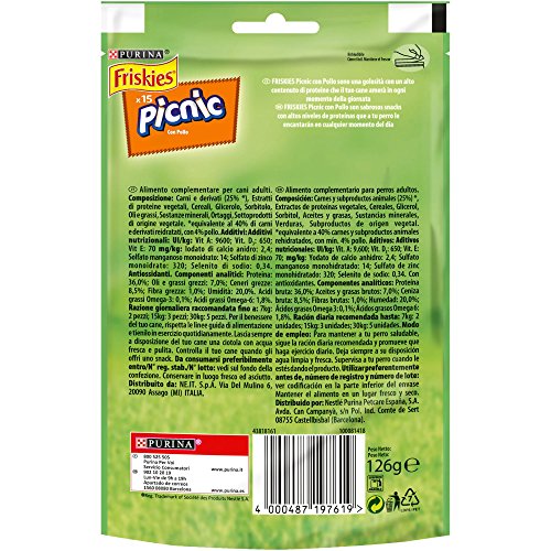 Purina Friskies Picnic Pollo golosinas y chuches y perro 126 g