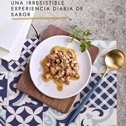 Purina Gourmet Perle Delicias en Salsa comida para gato con Pollo y Buey 12 x [4 x 85 g]