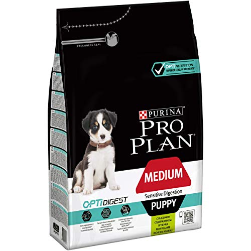 Purina ProPlan Medium Puppy Digest pienso para perro cachorro Cordero 4 x 3 Kg