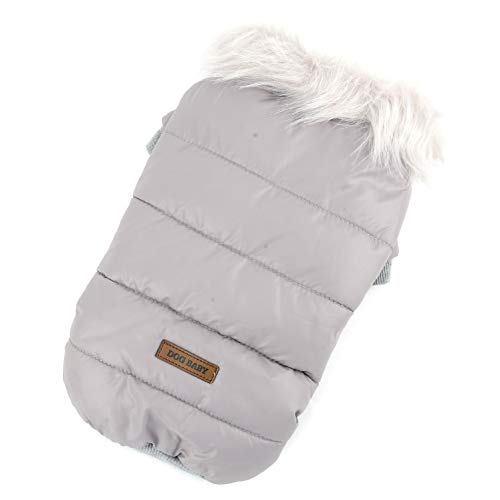 Ranphy Abrigo de Invierno para Perro Piel sintética para Perros pequeños, Forro Polar, Ropa para Cachorros, Chicas, Chihuahuas, Ropa para Clima frío