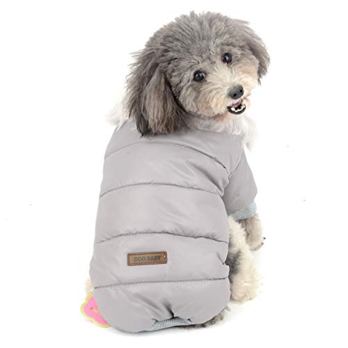 Ranphy Abrigo de Invierno para Perro Piel sintética para Perros pequeños, Forro Polar, Ropa para Cachorros, Chicas, Chihuahuas, Ropa para Clima frío