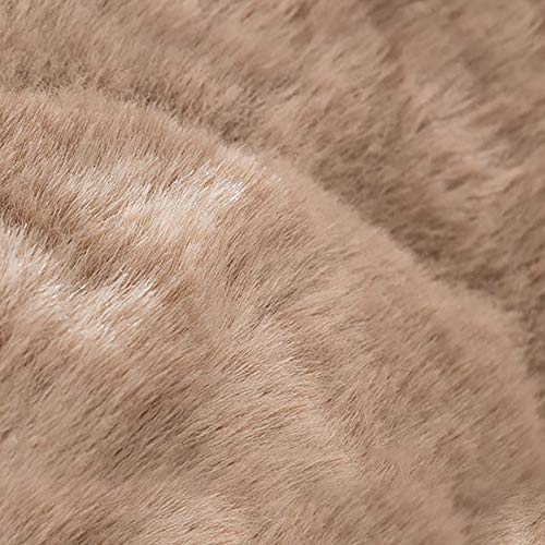 Ropa de cama para mascotas Peluche Rectangular Nido de mascota Colchón grueso para mascotas Cálido Gato Cama para perros Adecuado para cachorros Gatitos de animales pequeños (4 tamaños)-brown-XL