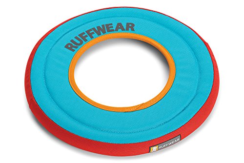 RUFFWEAR – Arnés Perros Frisbee Juguete, treibt en el Agua, One Size, Color Azul (Blue Atoll), Hydro Lona